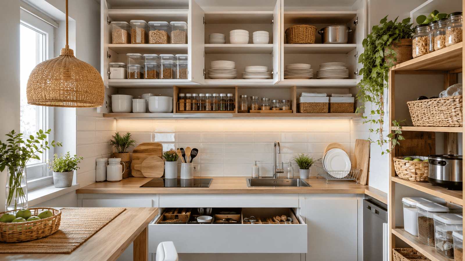 como organizar cozinha pequena