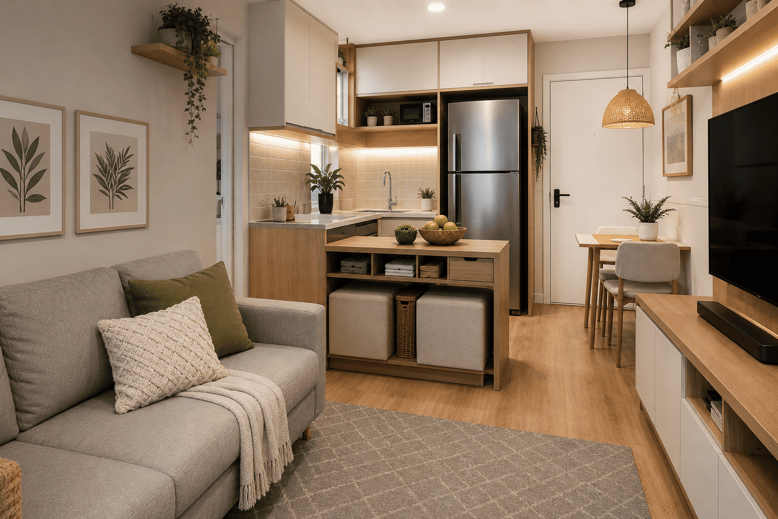 12 móveis multifuncionais para casas e apartamentos pequenos